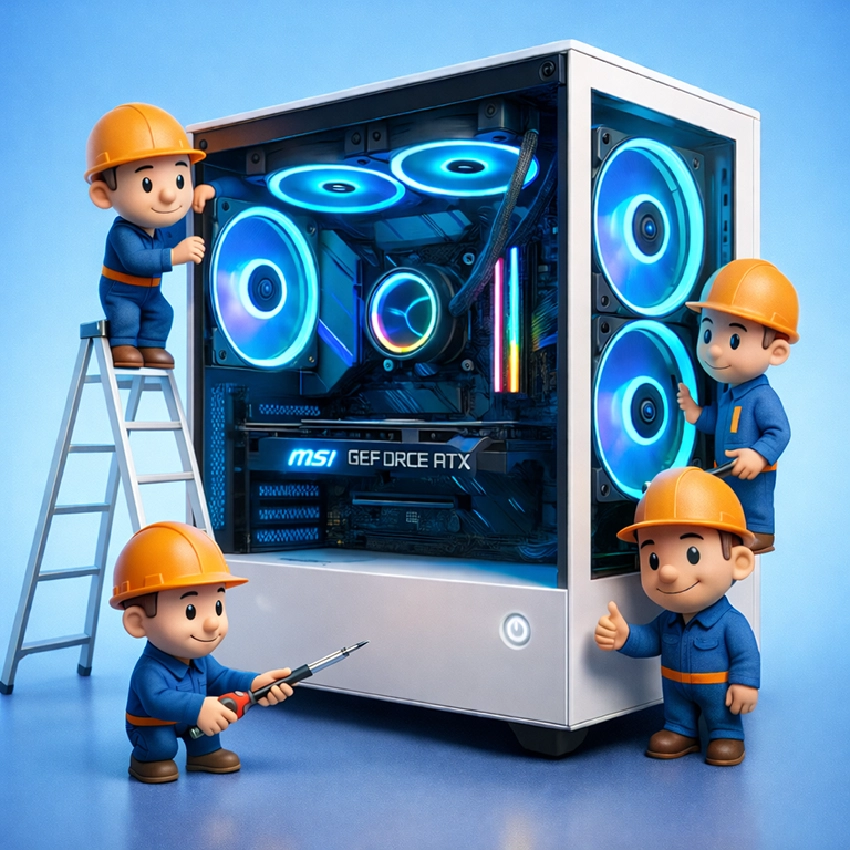 SMART PC BUILDS. SERIOUS PERFORMANCE